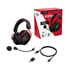 HyperX Cloud Alpha Wireless - Gaming Headset for PC, 300-hour battery life